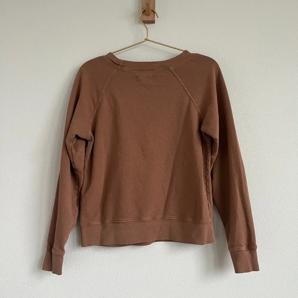 MATE the Label Organic Terry Raglan Athleisure Sweatshirt in Sedona - XS - Picture 3 of 10